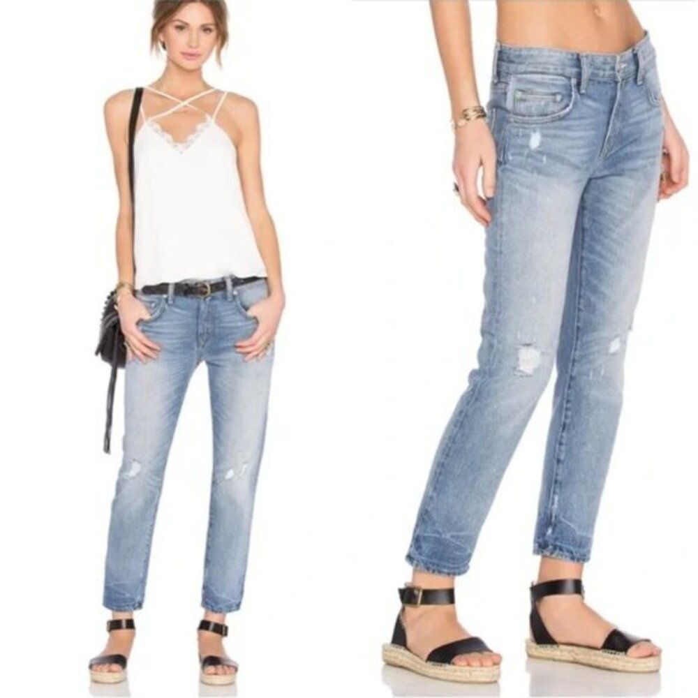 Lovers‎ + Friends Ezra Slim Boyfriend Jeans Size 25 Melrose Blue